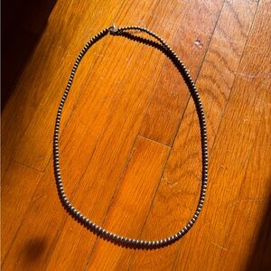 Black Beaded Necklace